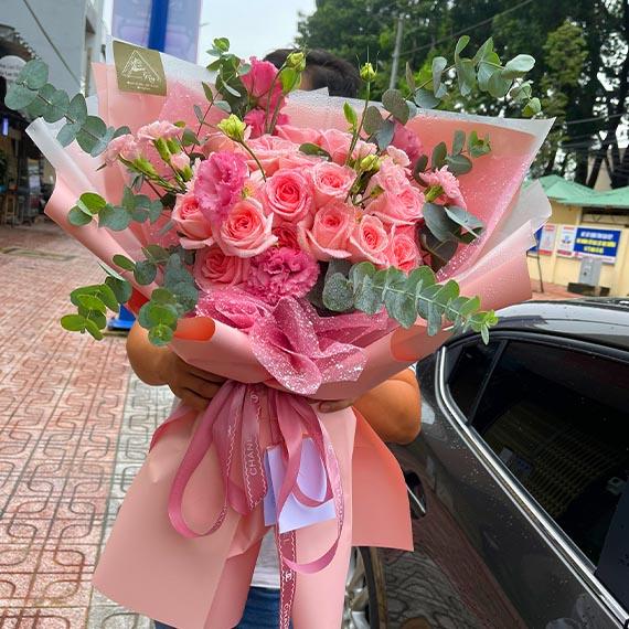 Bó hoa chúc mừng